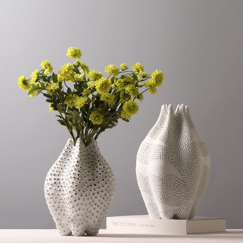 作家作品　抽象模様の陶器花瓶 作家作品 抽象模様の陶器花瓶 - メルカリ